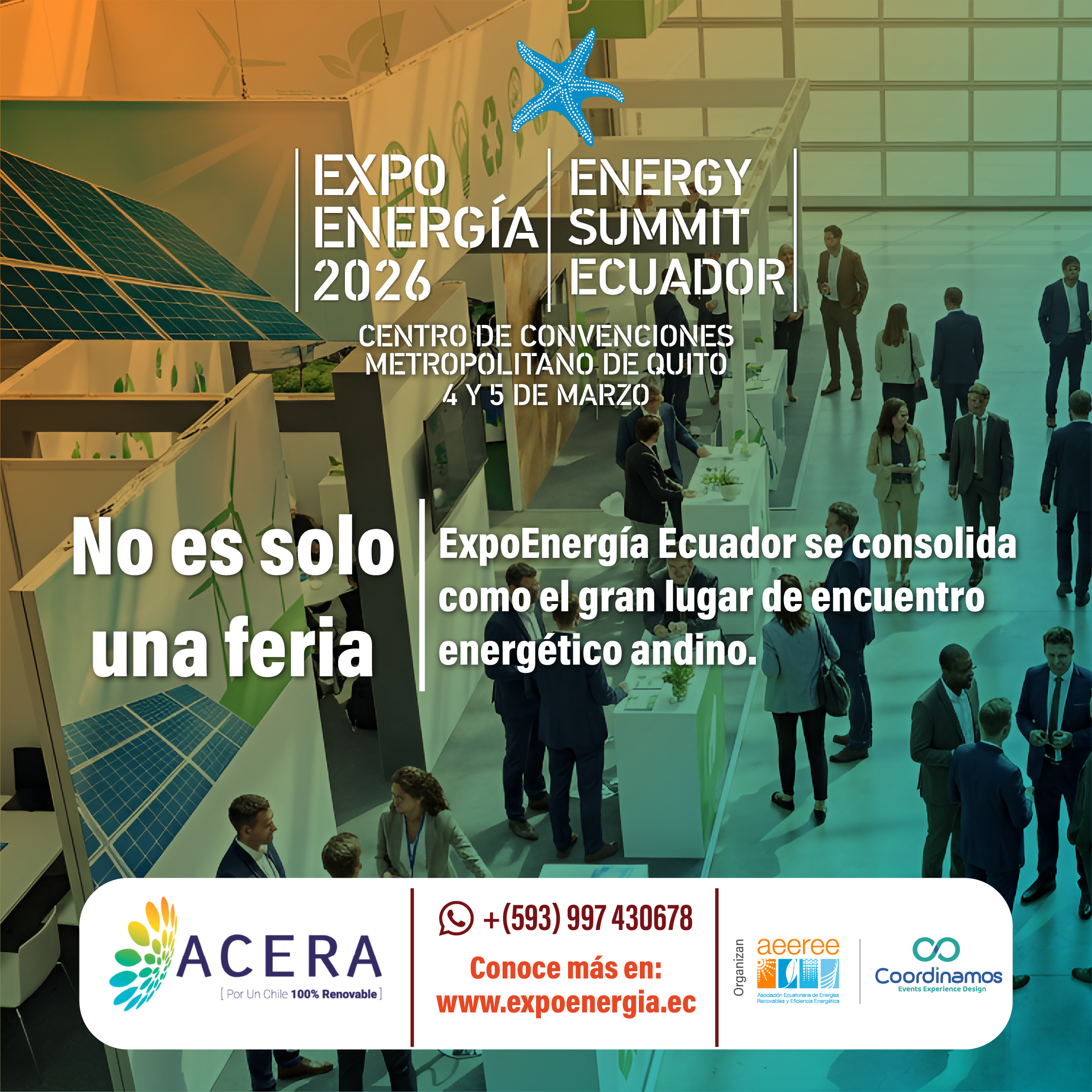 EXPOENERGÍA 2026 y el Energy Summit Ecuador - ACERA A.G. - Asociación ...